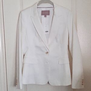 NWT Banana Republic ivory blazer